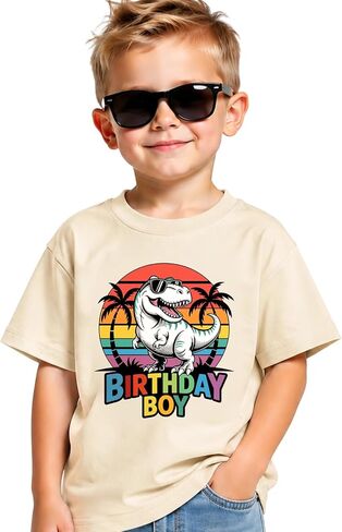 Birthday Boy Shirt 2nd 3rd 4th 5th 6th 7th 8th Baby Boys Birthday Gift T-Shirt Toddler Kids Birthday Party Short Sleeve Tops in Kuwait