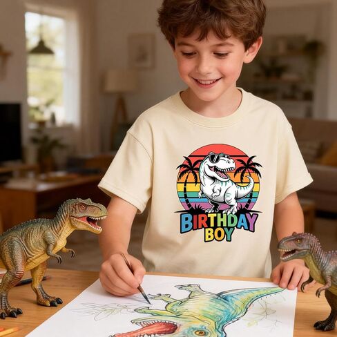 Birthday Boy Shirt 2nd 3rd 4th 5th 6th 7th 8th Baby Boys Birthday Gift T-Shirt Toddler Kids Birthday Party Short Sleeve Tops in Kuwait