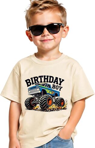 Birthday Boy Shirt 2nd 3rd 4th 5th 6th 7th 8th Baby Boys Birthday Gift T-Shirt Toddler Kids Birthday Party Short Sleeve Tops in Kuwait