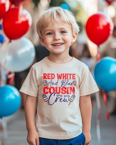 Toddler Boys 4th of July Shirt Boy Patriotic Shirt Kid USA 250th Red White Blue Tee American Flag Cotton Tops 2-7Y in Saudi Arabia
