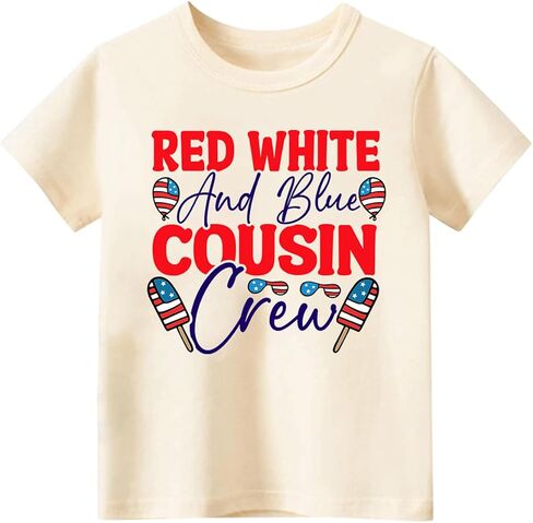 Toddler Boys 4th of July Shirt Boy Patriotic Shirt Kid USA 250th Red White Blue Tee American Flag Cotton Tops 2-7Y in Saudi Arabia