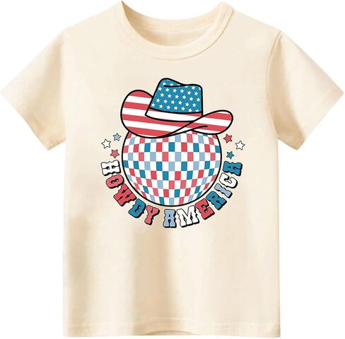 Toddler Boys 4th of July Shirt Boy Patriotic Shirt Kid USA 250th Red White Blue Tee American Flag Cotton Tops 2-7Y in Saudi Arabia