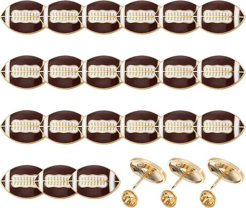 Yinkin 24 Pcs Soccer Party Favors Lapel Pins with Inspirational Cards Senior Graduation Gifts for Class of 2026 Graduation Souvenir Charm for Soccer Team Senior Night Party in Kuwait