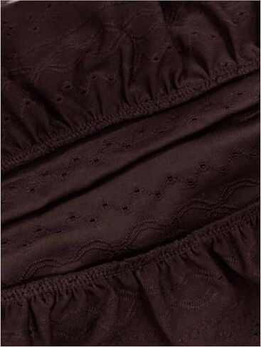 WDIRARA Women's Plus Size Y2k Lace Mini Skirt Tiered Layered Ruffle A Line Skirts in Kuwait