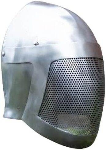 Medieval fencer bascinet Visor helmet HEMA SCA Sparring Protective gear For Halloween Cosplay in Saudi Arabia