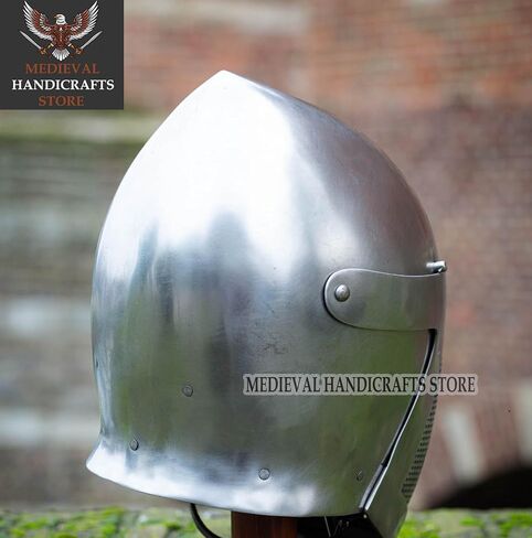 Medieval fencer bascinet Visor helmet HEMA SCA Sparring Protective gear For Halloween Cosplay in Saudi Arabia