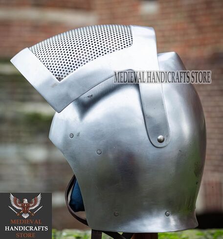 Medieval fencer bascinet Visor helmet HEMA SCA Sparring Protective gear For Halloween Cosplay in Saudi Arabia