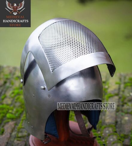 Medieval fencer bascinet Visor helmet HEMA SCA Sparring Protective gear For Halloween Cosplay in Saudi Arabia