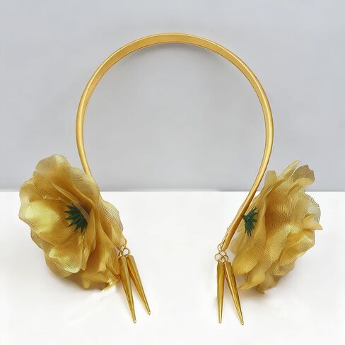 Yor Forger Weapon,Yor Forger Cosplay Headband Earrings Accessories Set Anime Props Role Play Gift Gold in Saudi Arabia