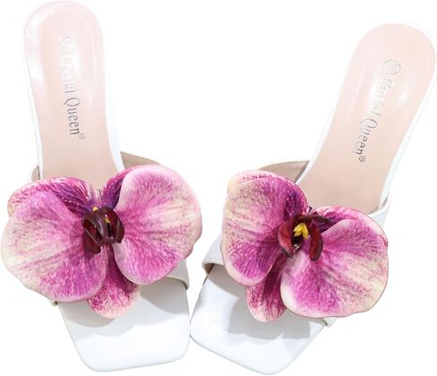Artificial Butterfly Orchid Shoe Clips Decorative Removable Flower Shoe Buckle Wedding Bridal High Heels Sandals Bag Charm Accessories for Women in Saudi Arabia