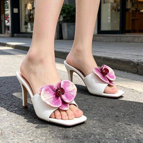 Artificial Butterfly Orchid Shoe Clips Decorative Removable Flower Shoe Buckle Wedding Bridal High Heels Sandals Bag Charm Accessories for Women in Saudi Arabia