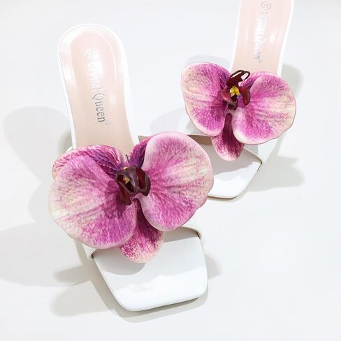 Artificial Butterfly Orchid Shoe Clips Decorative Removable Flower Shoe Buckle Wedding Bridal High Heels Sandals Bag Charm Accessories for Women in Saudi Arabia