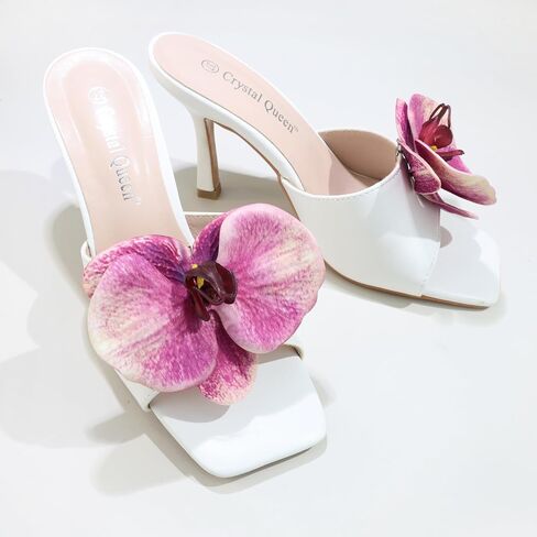 Artificial Butterfly Orchid Shoe Clips Decorative Removable Flower Shoe Buckle Wedding Bridal High Heels Sandals Bag Charm Accessories for Women in Saudi Arabia