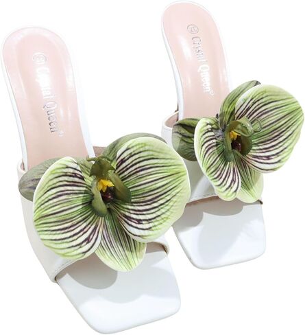 Artificial Butterfly Orchid Shoe Clips Decorative Removable Flower Shoe Buckle Wedding Bridal High Heels Sandals Bag Charm Accessories for Women in Saudi Arabia