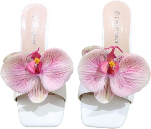 Artificial Butterfly Orchid Shoe Clips Decorative Removable Flower Shoe Buckle Wedding Bridal High Heels Sandals Bag Charm Accessories for Women in Saudi Arabia