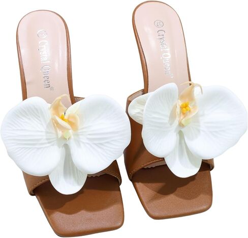 Artificial Butterfly Orchid Shoe Clips Decorative Removable Flower Shoe Buckle Wedding Bridal High Heels Sandals Bag Charm Accessories for Women in Saudi Arabia