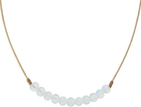 Natural Birthstone Necklace for Women & Girls | Dainty Minimal Gemstone Pendant Jewelry | Adjustable Chain Gift in Saudi Arabia