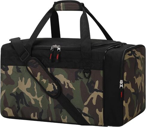 iFARADAY 40L Gym Bag for Men - 20 inch Sport Duffle Bag with Side Pocket, Two-Tone Design for Basketball, Football, Workout - Camo in Saudi Arabia