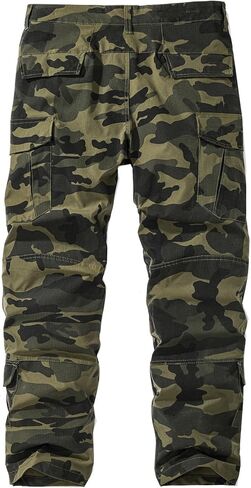 Mens Hiking Pants Quick Dry Lightweight Outdoor Work Camo Cargo Pants in Saudi Arabia