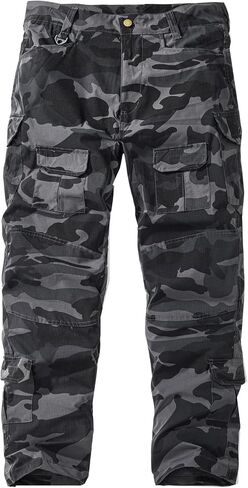 Mens Hiking Pants Quick Dry Lightweight Outdoor Work Camo Cargo Pants in Saudi Arabia