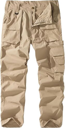 Mens Hiking Pants Quick Dry Lightweight Outdoor Work Camo Cargo Pants in Saudi Arabia