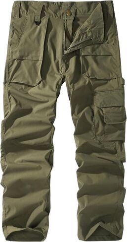Mens Hiking Pants Quick Dry Lightweight Outdoor Work Camo Cargo Pants in Saudi Arabia