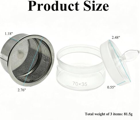 7CM X 3.5CM Watch Oil Washing Jar Tank, 3 in 1 Watch Repair Cleaner Tool with Stainless Steel Mesh Strainer and 18CM Cleaning Cloth, Glass Jewelry Cleaner Container for Maintenance & Modification Wristwatch Parts or Other Small Accessories in Kuwait