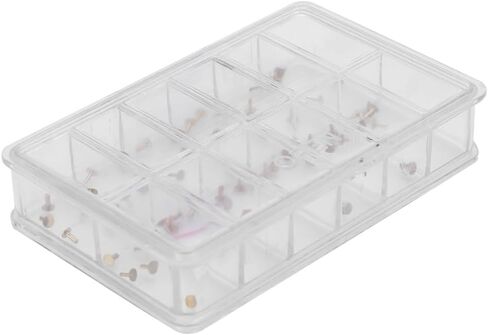 60 Pcs Copper Watch Dial Feet Professional Repair Parts for Wristwatch with Storage Organizer Box in Kuwait