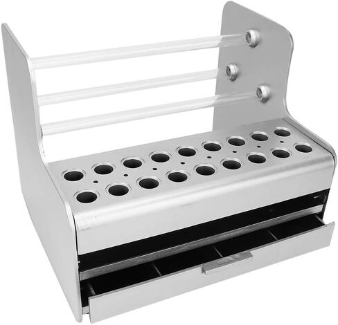 ZJchao Watch Repair Tool Holder Watch Tools Organizer Watchmaker Rack with Drawer Multi Purpose Storage for Watch Repairing Professionals Smooth Surface Durable Material in Saudi Arabia