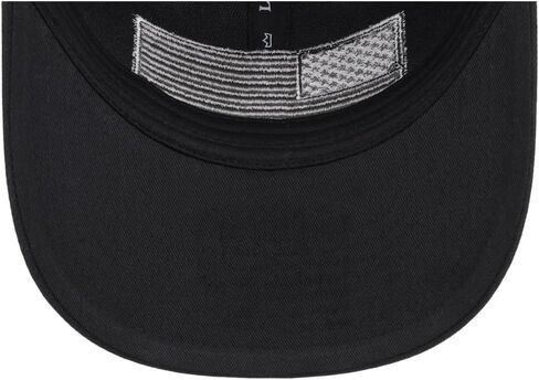Local Crowns USA Flag Patch Tonal Trucker Adjustable Snapback Cap (Black, One Size) in Saudi Arabia