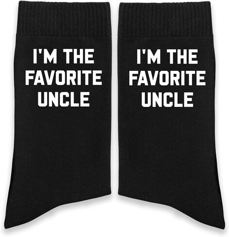 Funny Uncle Socks, The Father Sign Crew Socks for Men, Fathers Days Gifts Birthday Gifts for Men. in Saudi Arabia