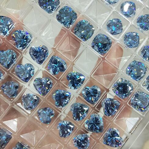1PCS High-Clarity Sapphire Moissanite Diamond Loose Moissanite Stone in Saudi Arabia
