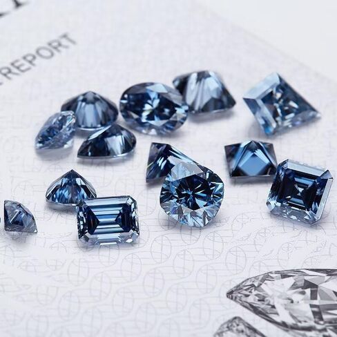 1PCS High-Clarity Sapphire Moissanite Diamond Loose Moissanite Stone in Saudi Arabia
