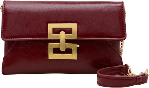 Mini Crossbody Envelope Bag for Women,Vintage PU Leather Clutch Purse in Saudi Arabia