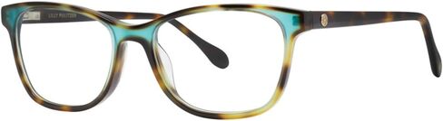 Lilly Pulitzer Tortoiseshell Raspberry Hues Lakelyn Rectangular Eyeglasses in Kuwait