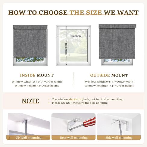 Grandekor 100% Blackout Roller Shades for Indoor Windows & Pull Down Shades - Cordless Free-Stop Blinds with Cassette Valance | Custom Sizes & Colors for Home & Office in Saudi Arabia