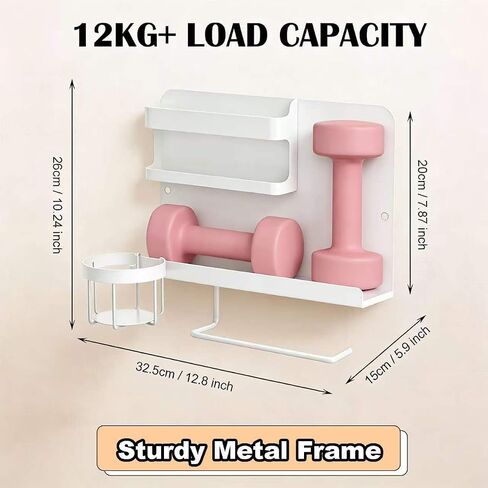 Floating Bedside Wall Organizer & Dorm Decor | Wall Mount Essential Wall Nightstand Bed Shelf for Remote Control Holder, Cool Teen Girls Trendy Stuff, Room Organization in Saudi Arabia
