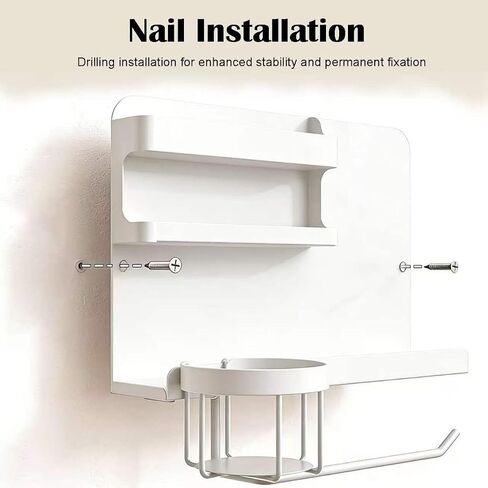 Floating Bedside Wall Organizer & Dorm Decor | Wall Mount Essential Wall Nightstand Bed Shelf for Remote Control Holder, Cool Teen Girls Trendy Stuff, Room Organization in Saudi Arabia
