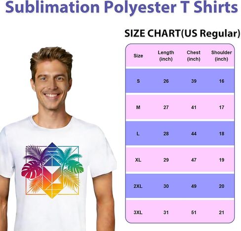 6 PCS Sublimation Blanks T Shirts Bulk Unisex White Polyester | Multiple Sizes Wholesale Customized Shirts For Heat Transfer Printing Crew Neck in Saudi Arabia