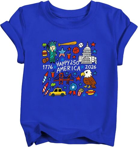 Girls & Boys Heart T-Shirts Love Cute Graphic Short Sleeve Tops for Kids 3-12 Years in Kuwait
