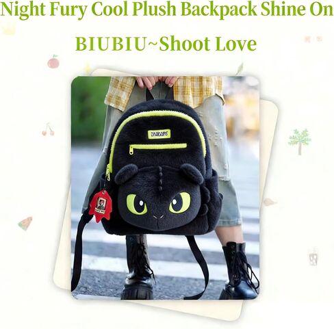 MINISO How to Train Your Dragon Toothless Cool Theme Backpack, Ideal for Travel, Perfect for Collection & Gifting (L) in Kuwait