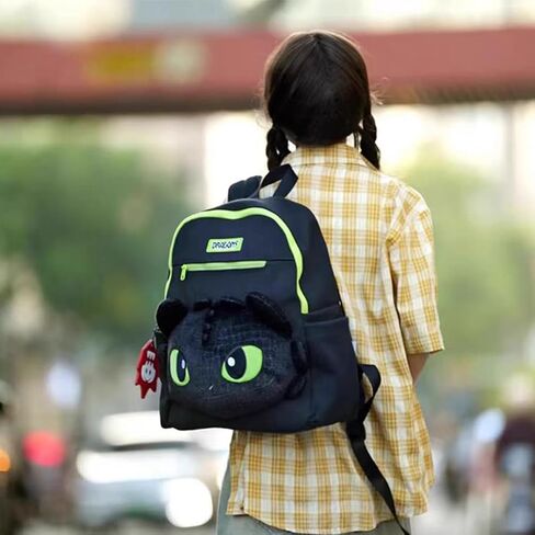 MINISO How to Train Your Dragon Toothless Cool Theme Backpack, Ideal for Travel, Perfect for Collection & Gifting (L) in Kuwait