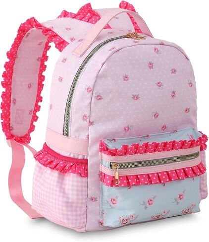 DYSHAYEN Toddler Backpack for Girls 2-4, Cute Preschool Kindergarten Backpack, Little Girls Bookbag with Ruffle in Saudi Arabia