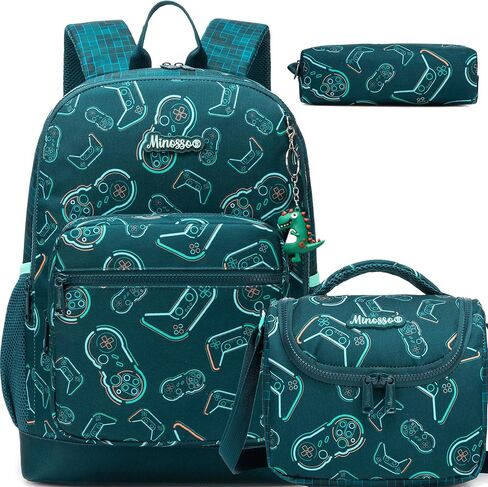 Boys Backpack for School Backpack for Kids Backpacks for Boys with Lunch Bag Set Bookbag for Kids 8-12 Back to School Supplies for Elementary Middle Toddler Student in Saudi Arabia