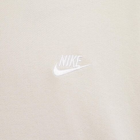 كنزة صوفية كبيرة الحجم للرجال من Nike Club Fleece (HJ1816-104، بني أوريوود فاتح/بني أوريوود فاتح/أبيض) مقاس متوسط in Kuwait