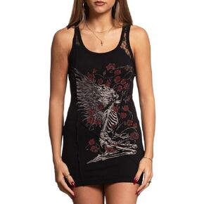 Affliction Women's Dress, Gothic, Graphic Print, in Saudi Arabia