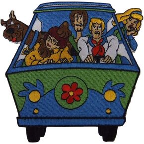 Scooby Doo The Gang in The Mystery Machine Embroidered Patch in Saudi Arabia