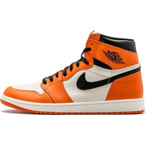 حذاء كرة السلة Air Jordan 1 Retro High OG للرجال أسود/أحمر فارسي- أبيض 55088-023 in Kuwait