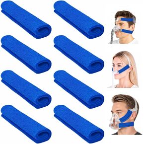8 Pack Cpap Strap Covers Cooling Satin & Cozy Fleece Cpap Mask Strap Cushions Prevent CPAP Lines on Face, Universal Reusable Stain Cpap Headgear Strap Covers Pads for Most CPAP Headgear Strap in Saudi Arabia