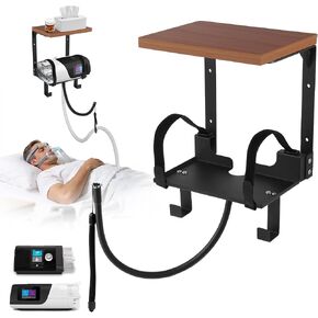 2-Tier Wall Mount CPAP Organizer,CPAP Hose Holder, Adjustable Hose & Mask Hanger, Bedside Storage Shelf Fits ResMed AirSense 11, Space-Saving & Easy Mounting in Saudi Arabia